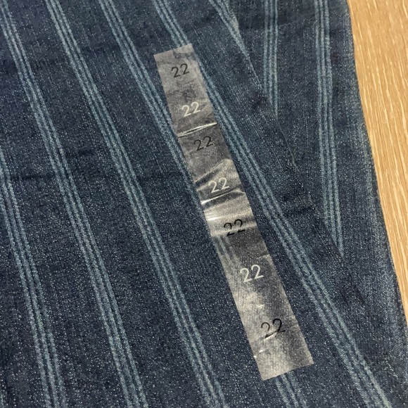 NWT Pacsun Striped Ankle Jeggings a/ Frayed Bottoms - Picture 2 of 7